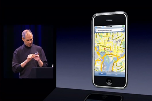 乔布斯发布iPhone前仓促决定集成谷歌地图